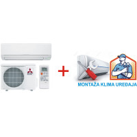 Klima uređaj Mitsubishi 3,5kW MSZ-HR35VFK/MUZ-HR35VF Standard Eco inverter, WiFi SA MONTAŽOM